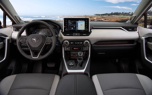 トヨタ RAV4 北米仕様 リミテッド ハイブリッド 2019年 インパネ