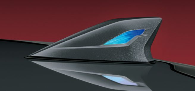 新型プリウス モデリスタ LEDトップノットアンテナ