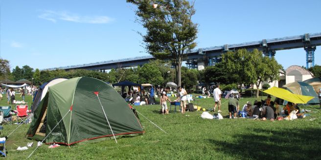若洲公園キャンプ場 東京都