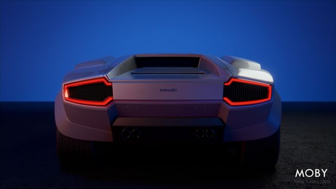 新型 ランボルギーニ カウンタック 予想レンダリングCG