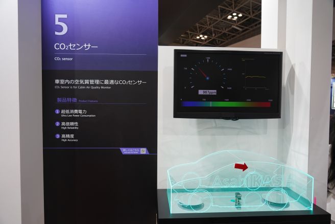 オートモーティブワールド2019 旭化成 CO2センサー