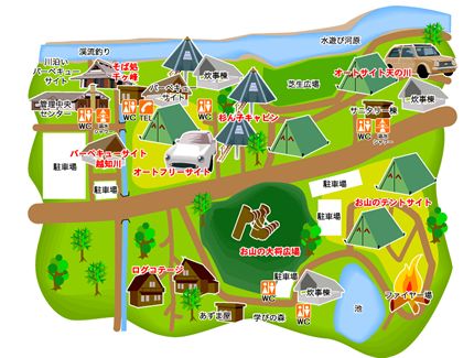 新田ふるさと村 マップ