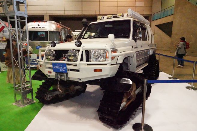 ジャパンキャンピングカーショー2019 エアストリーム ベースキャンプ