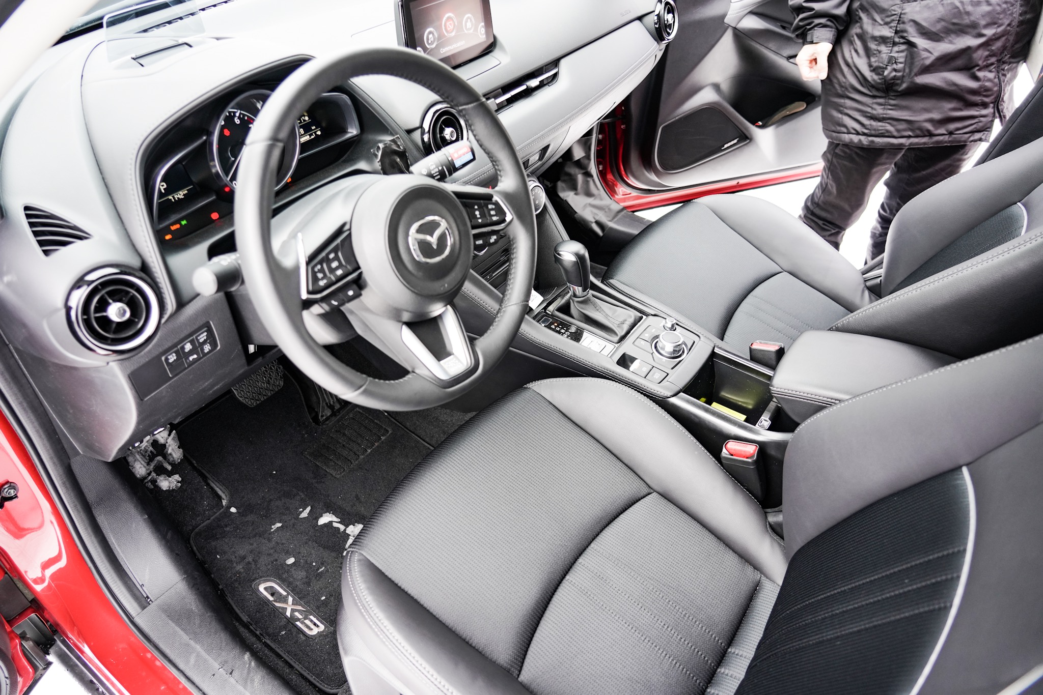 マツダ雪上取材会(2019) CX-3 欧州仕様の開発車