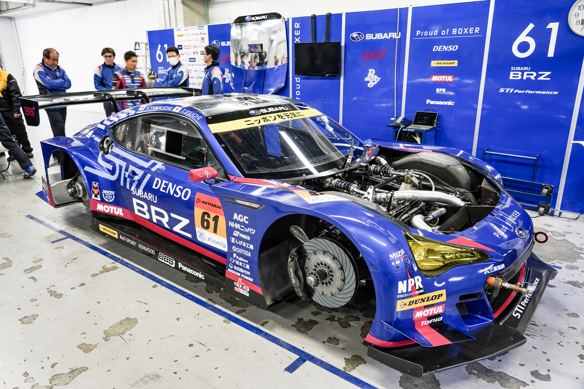 STIモータースポーツデーSGT2019 参戦マシンスバル BRZ