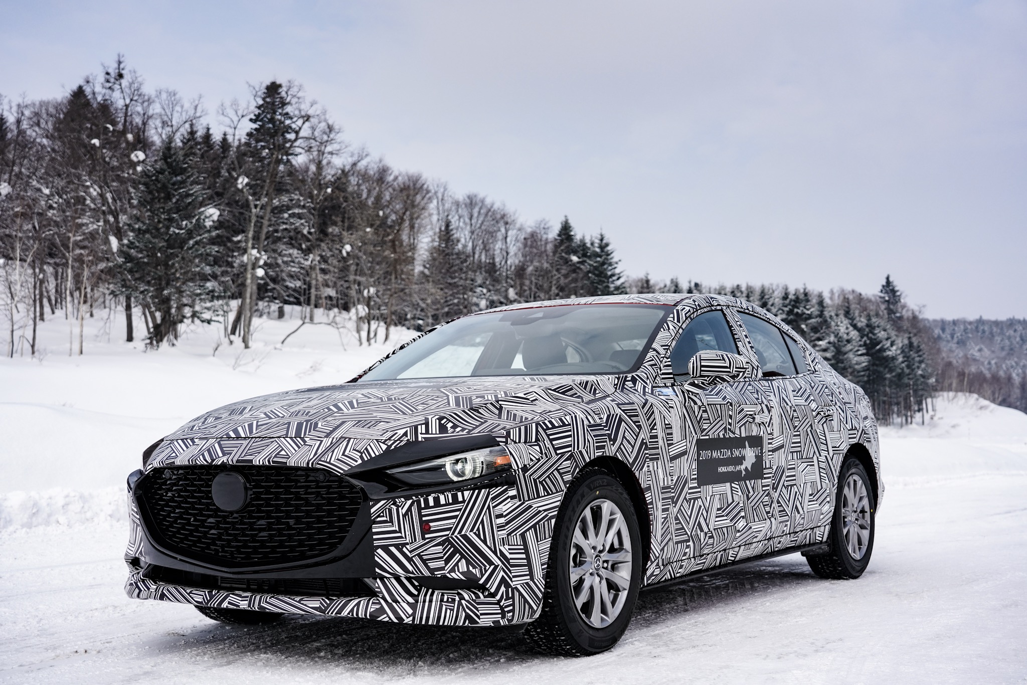 マツダ雪上取材会(2019) 新型Mazda3（次期型アクセラ）