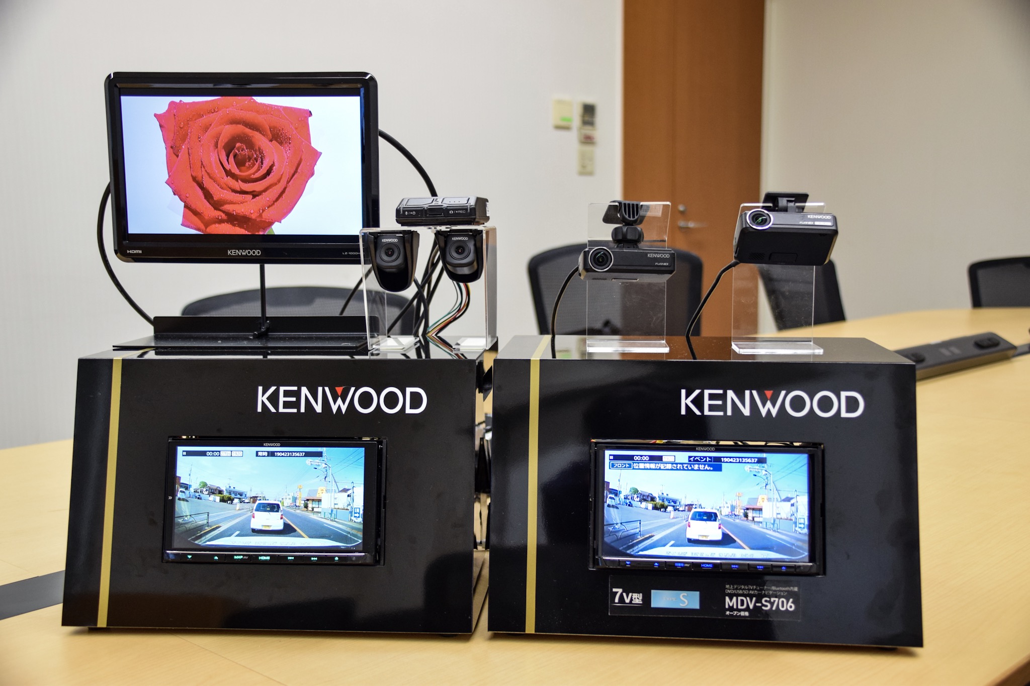 KENWOOD彩速ナビ新型ドラレコ事前説明会