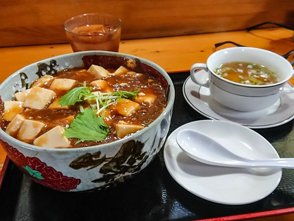 酔神のメガ盛麻婆豆腐丼(石川県かほく市)