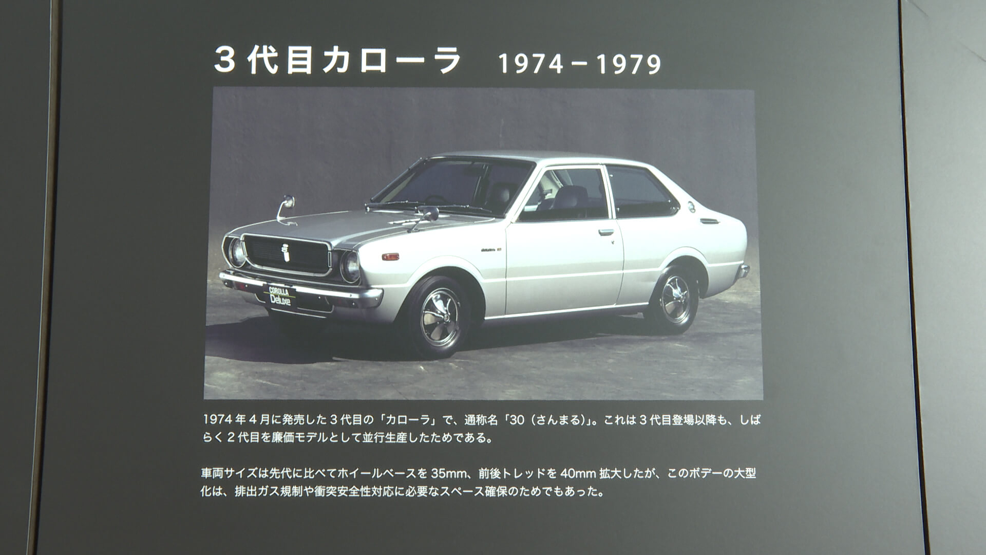トヨタ 3代目カローラ(1974年~1978年)