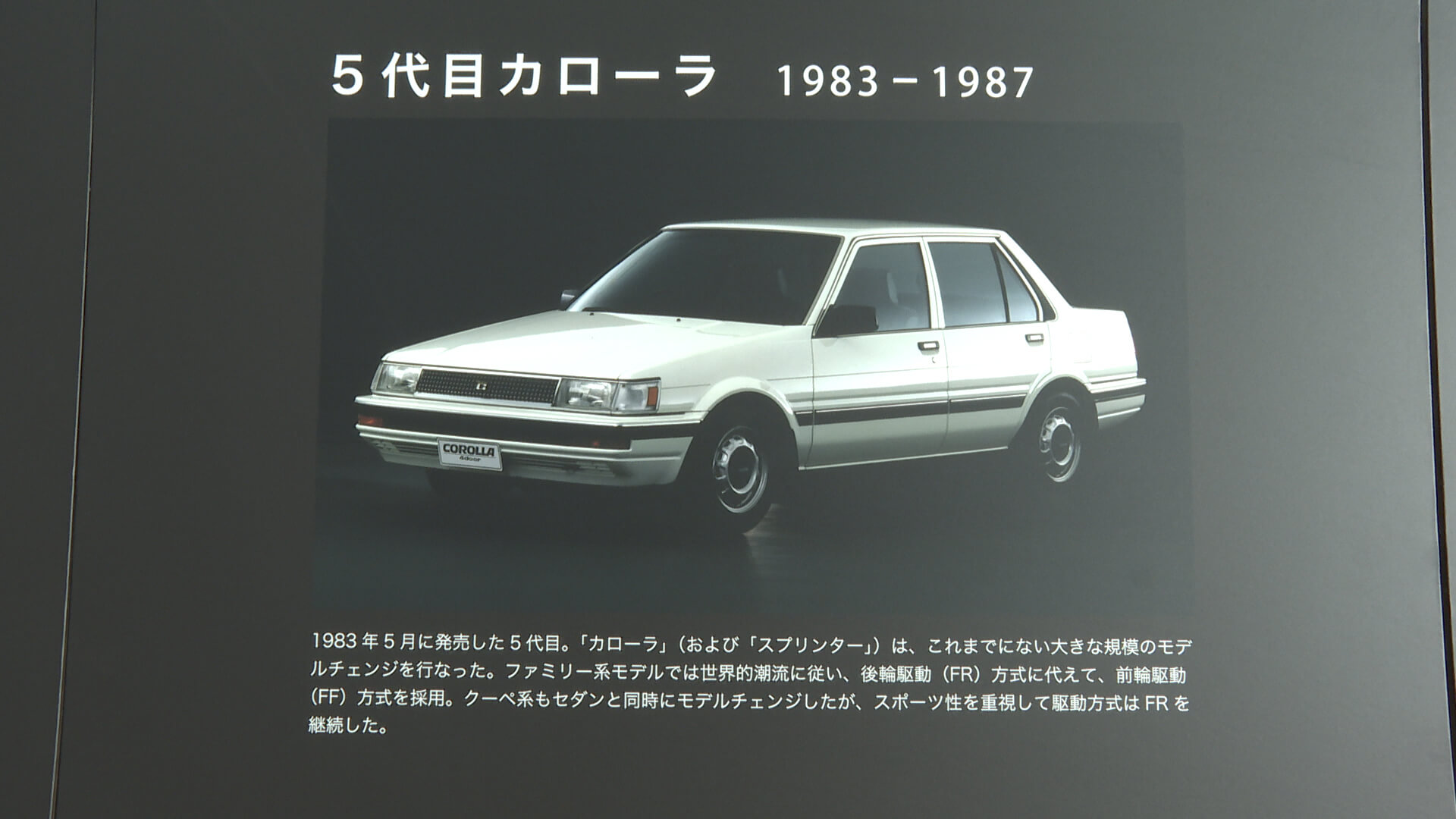 トヨタ 5代目カローラ(1983年~1986年)